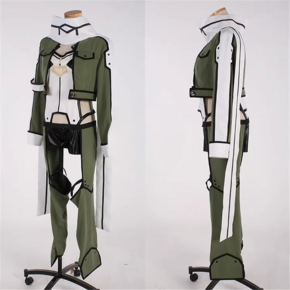 Sword Art Online SAO GGO Asada Shino Sinon Cosplay Costume