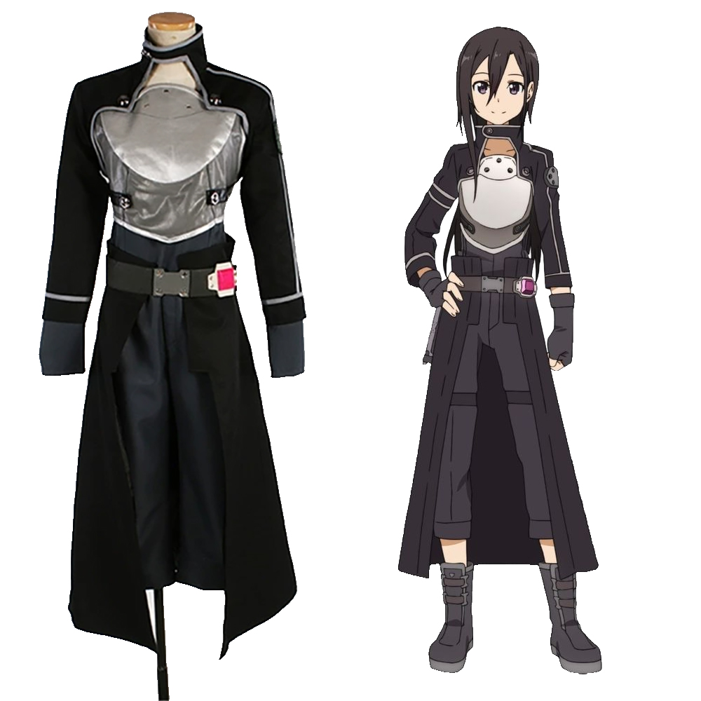 Sword Art Online SAO GGO Kirito Cosplay Costume