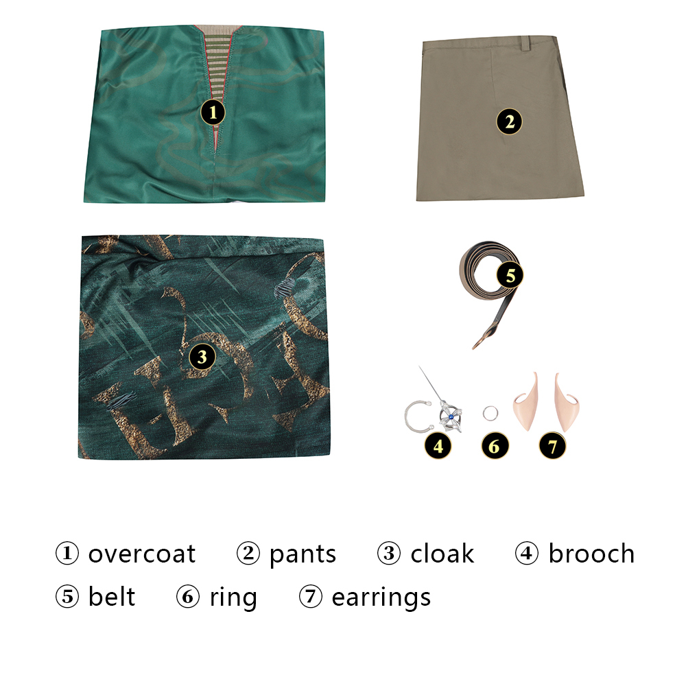 TLOR The Lord of the Rings: The Rings of Power Season 1 Elrond Cosplay Costume