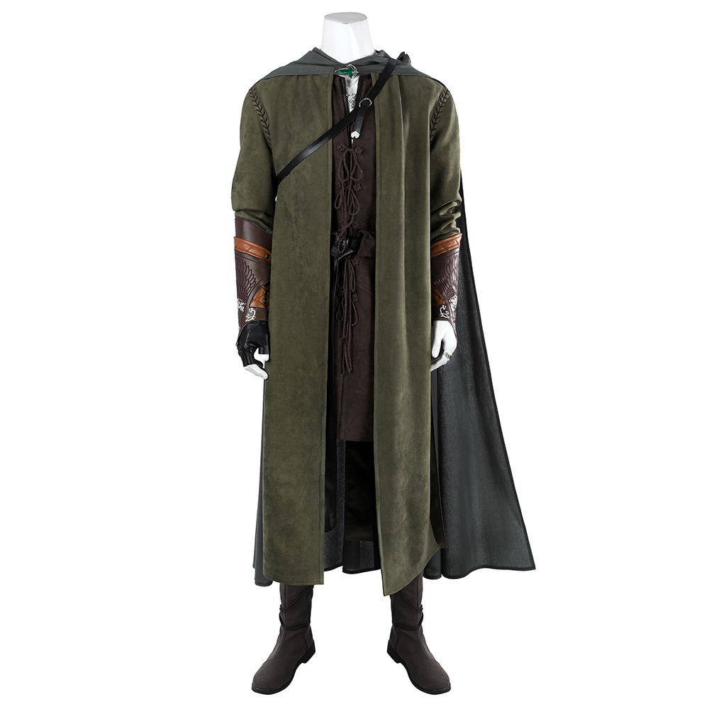 TLOR The Lord of the Rings The Two Towers Aragorn Cosplay Costume