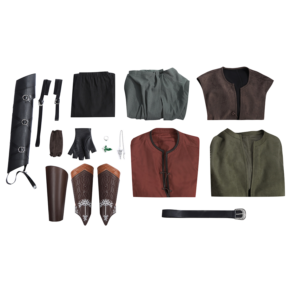 TLOR The Lord of the Rings The Two Towers Aragorn Cosplay Costume