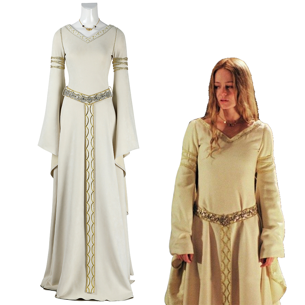 TLOR The Lord of the Rings The Two Towers Eowyn Cosplay Costume