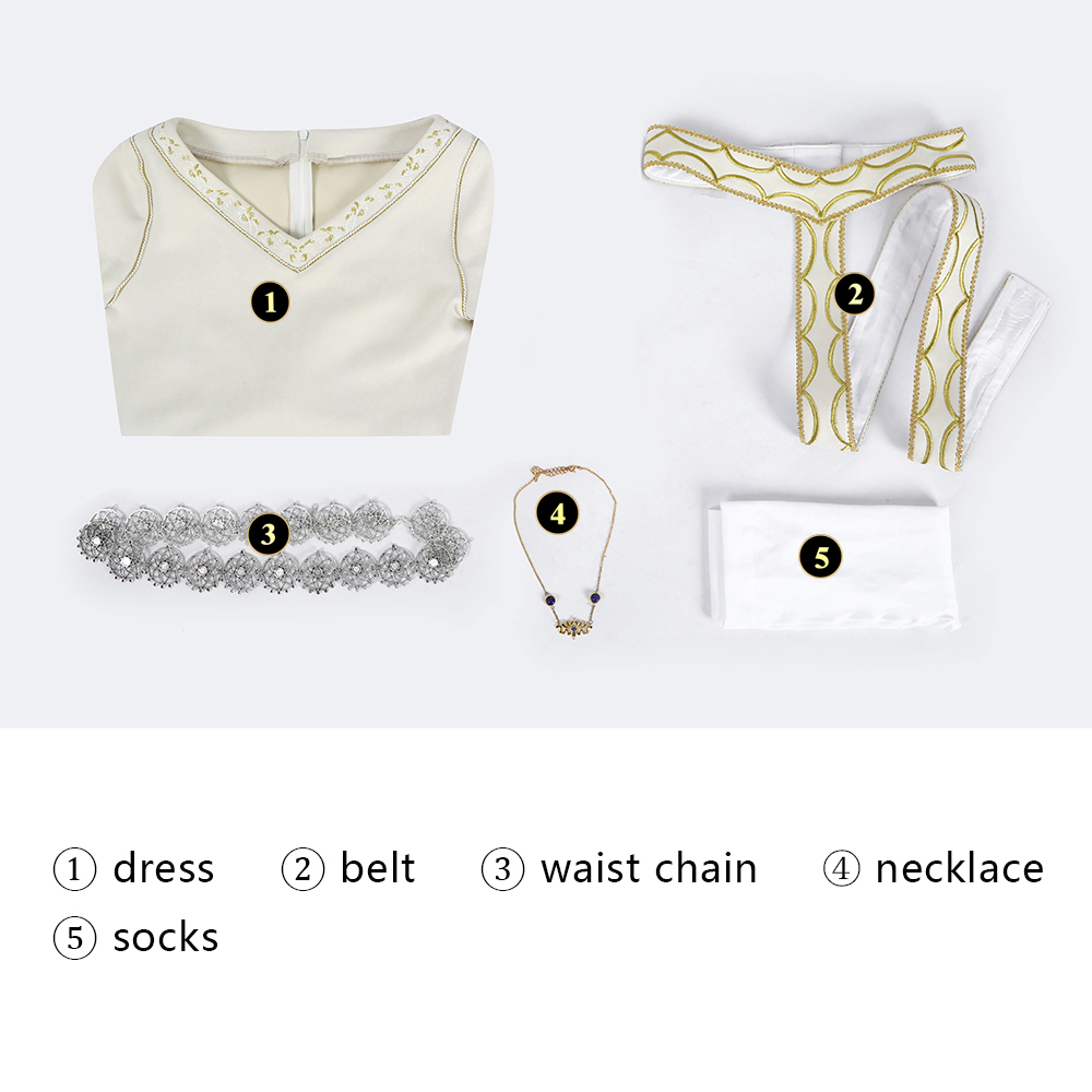 TLOR The Lord of the Rings The Two Towers Eowyn Cosplay Costume