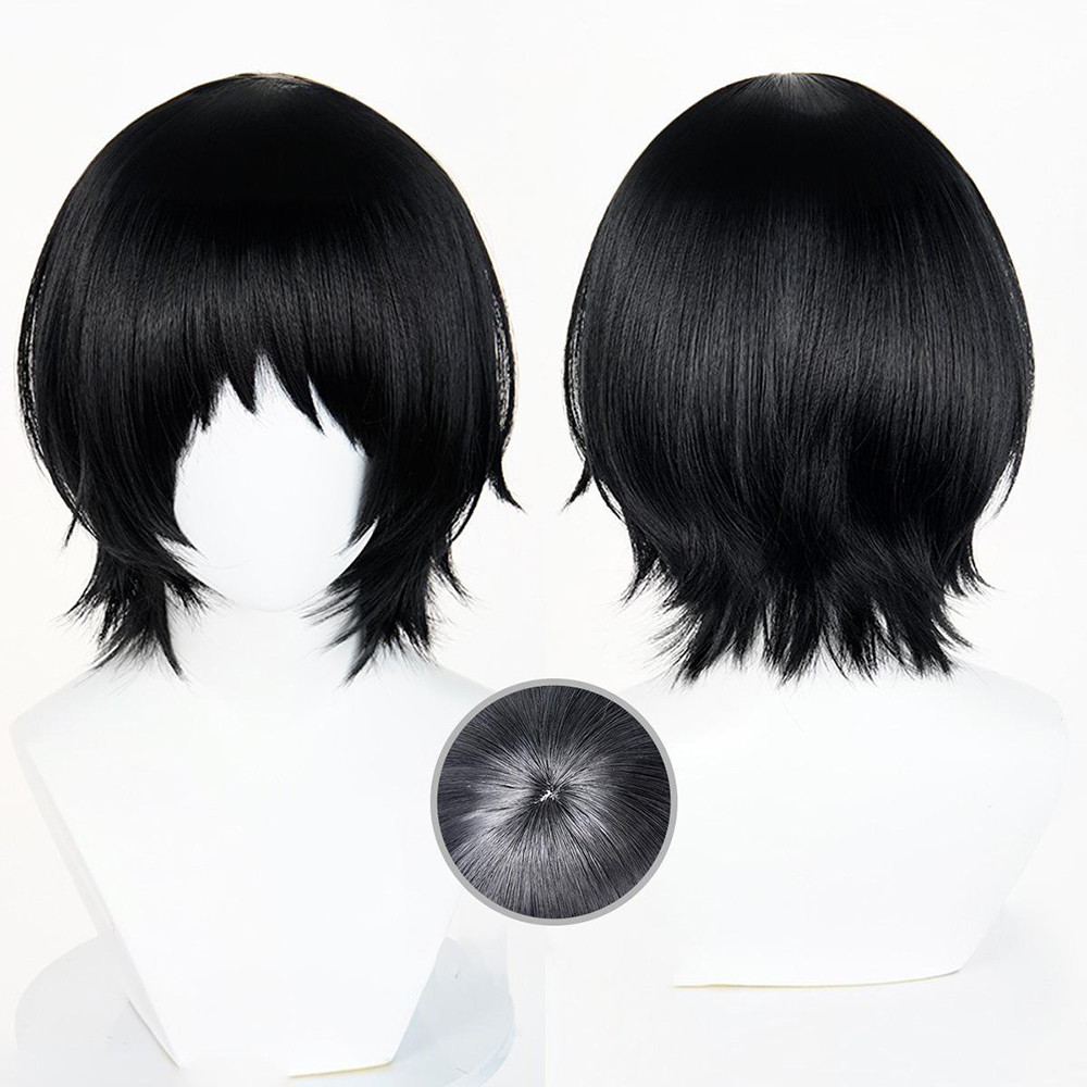 Takopi's Original Sin Shizuka Kuze Black Cosplay Wig
