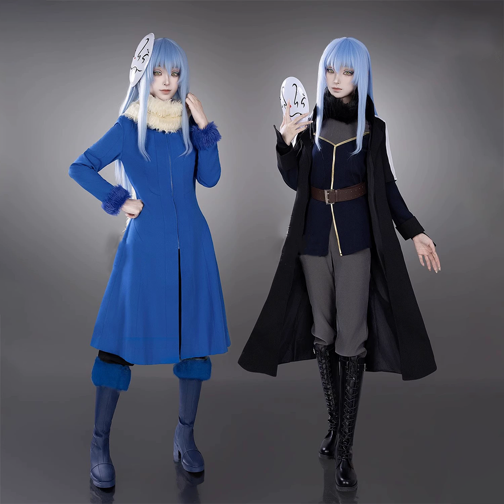 That Time I Got Reincarnated as a Slime Rimuru Tempest Black Blue Cosplay Costume