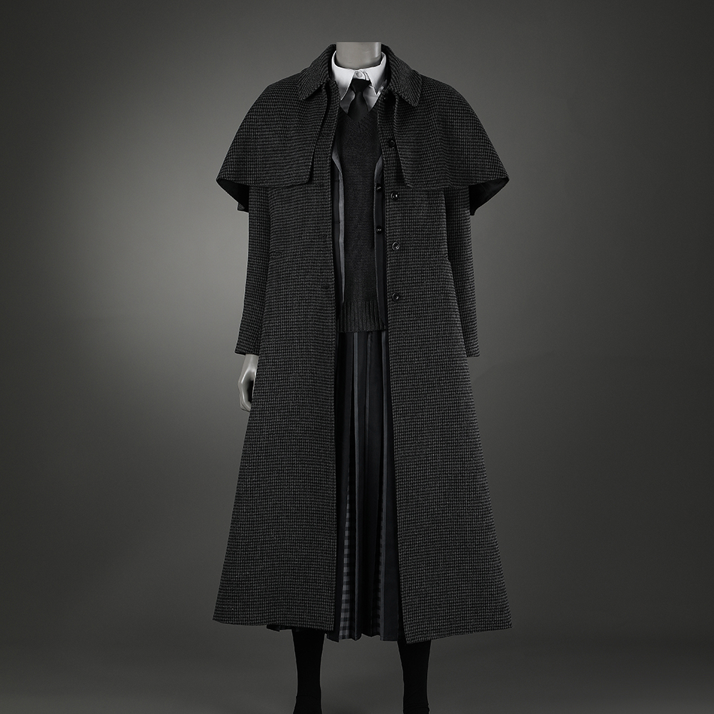 The Addams Family Wednesday Coat Addams Nevermore Academy uniform Cosplay Costume