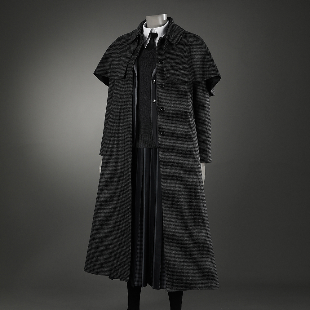 The Addams Family Wednesday Coat Addams Nevermore Academy uniform Cosplay Costume