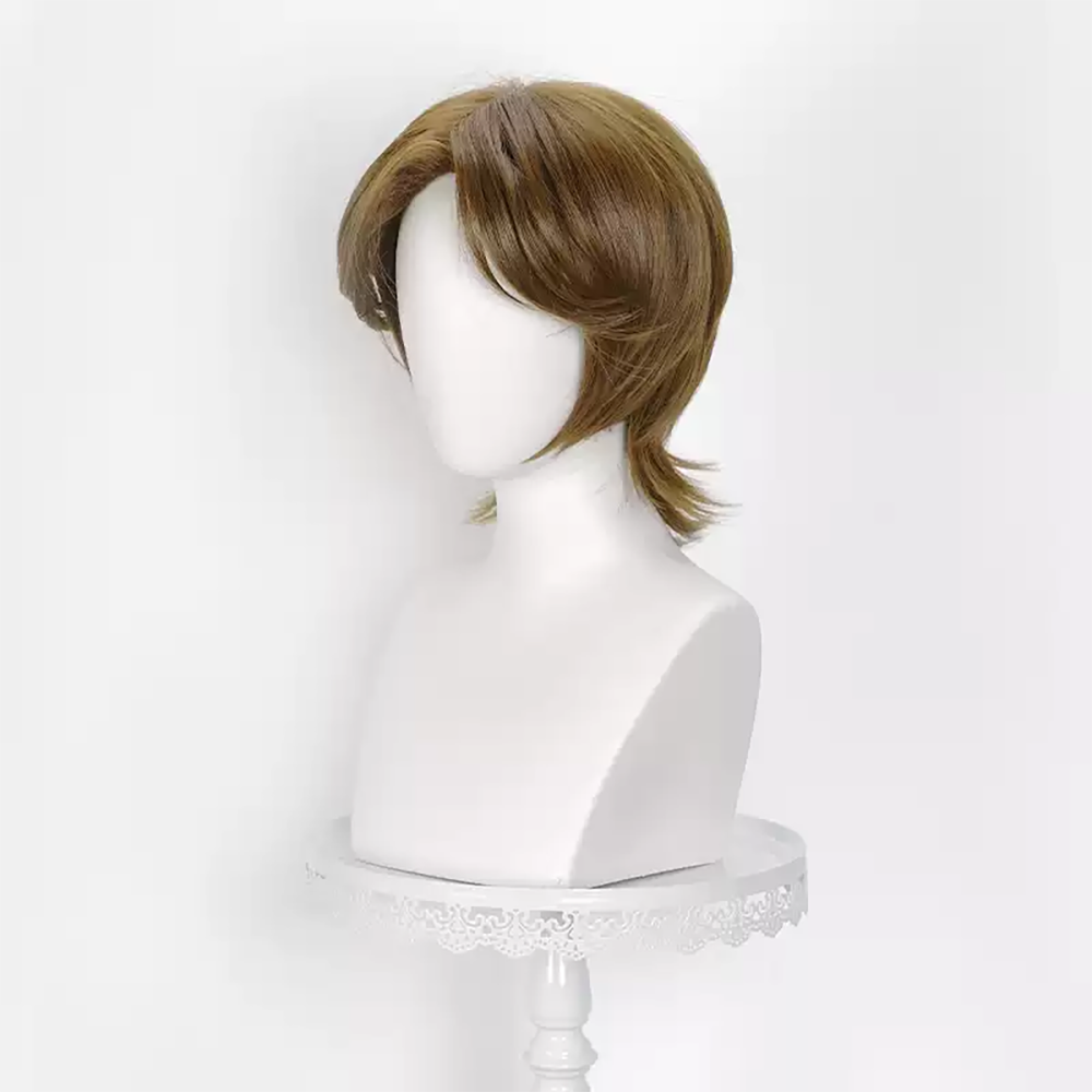 The Dinner Table Detective Kyoichiro Kazamatsuri Brown Cosplay Wig