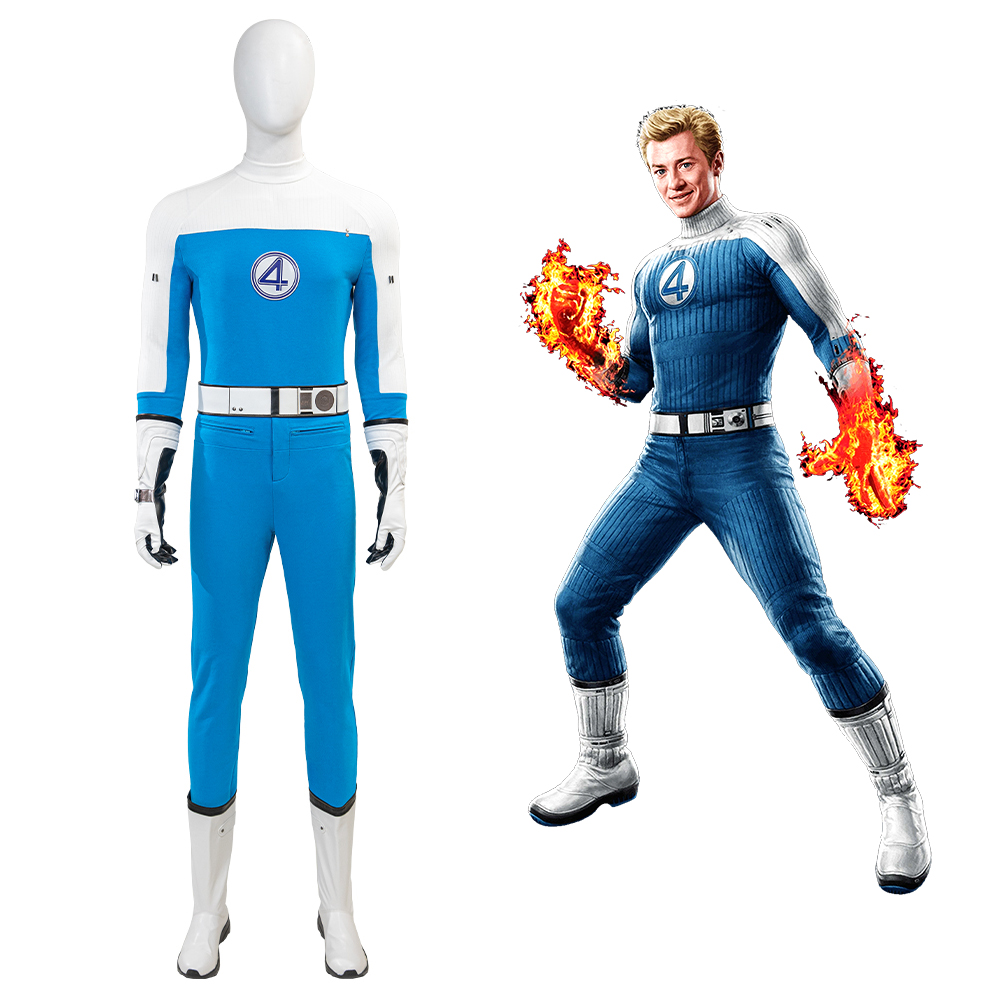 The Fantastic Four: First Steps Human Torch Johnny Storm Cosplay Costume