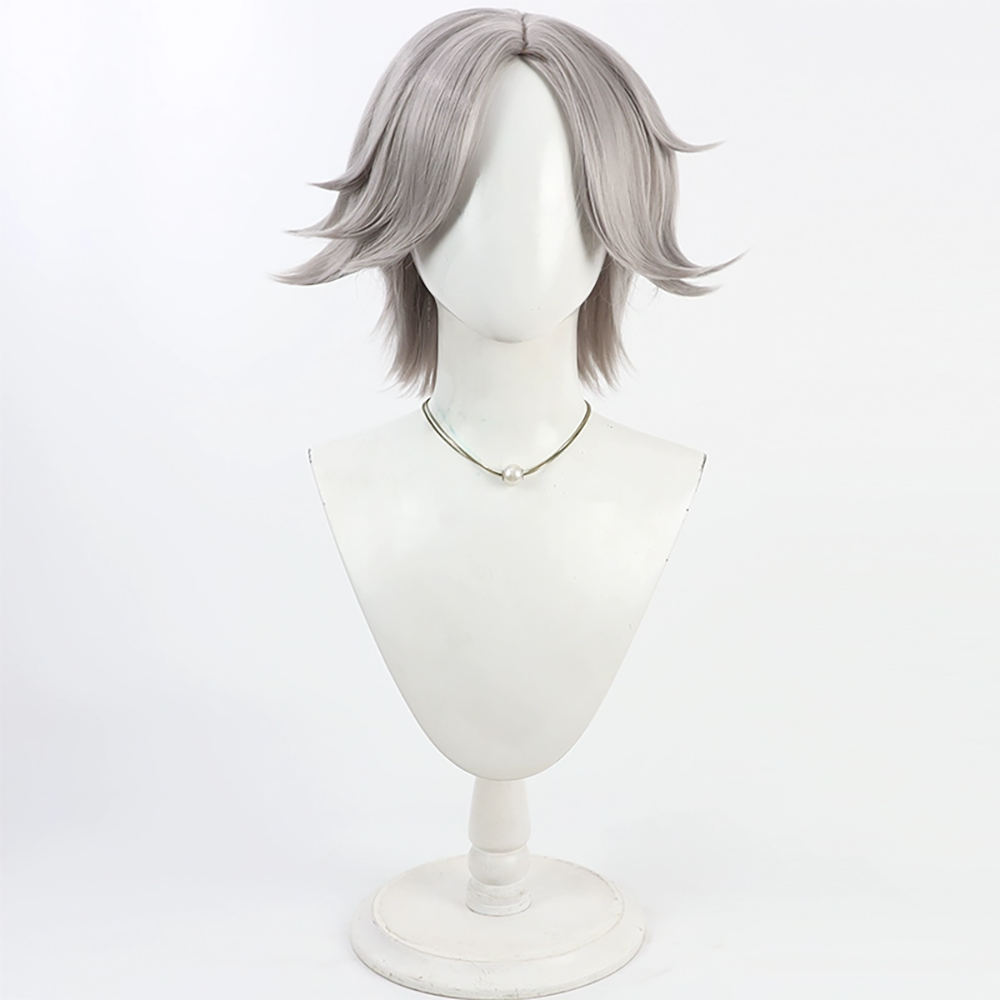 The Hundred Line Last Defense Academy Eito Aotsuki Silver Cosplay Wig