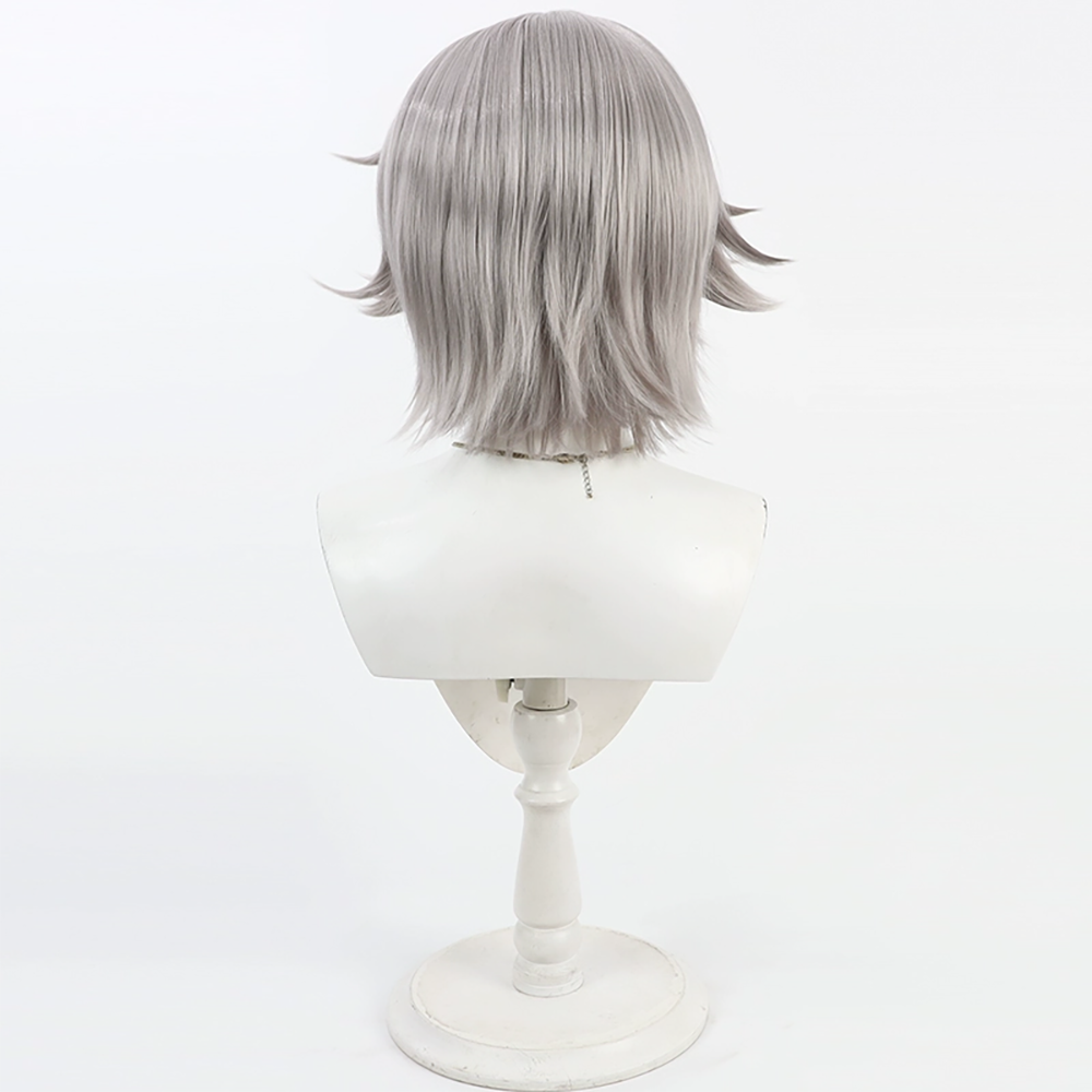 The Hundred Line Last Defense Academy Eito Aotsuki Silver Cosplay Wig