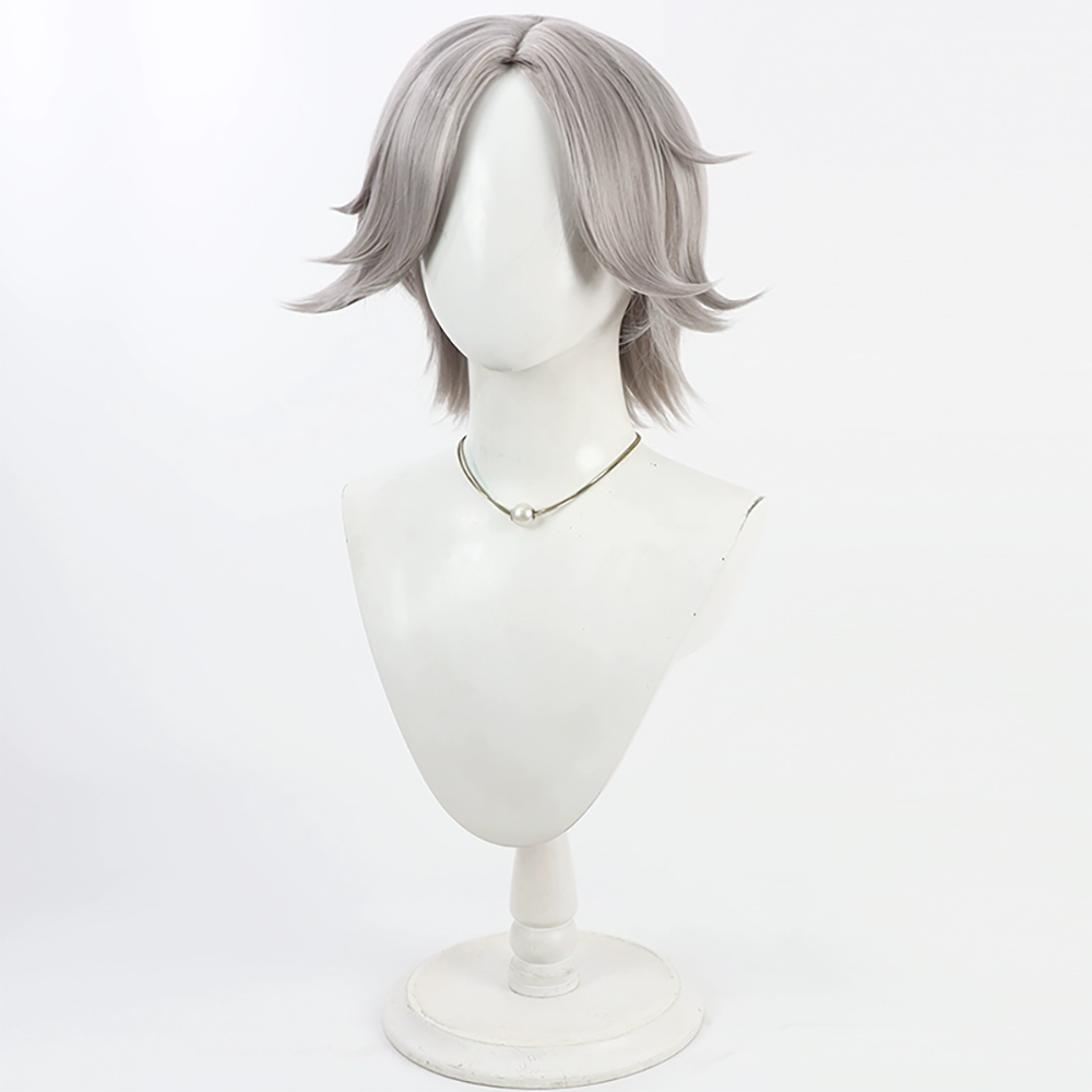 The Hundred Line Last Defense Academy Eito Aotsuki Silver Cosplay Wig