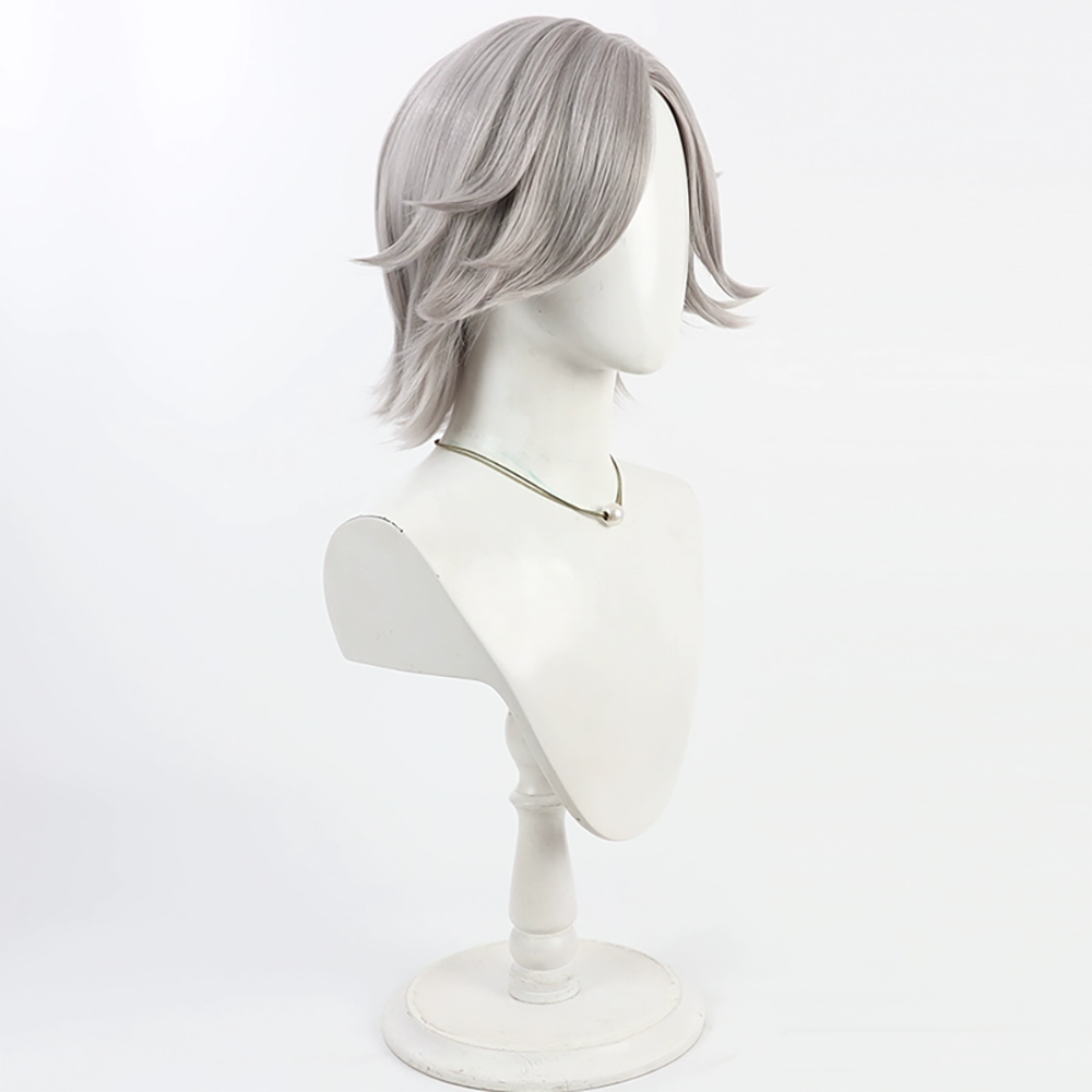 The Hundred Line Last Defense Academy Eito Aotsuki Silver Cosplay Wig