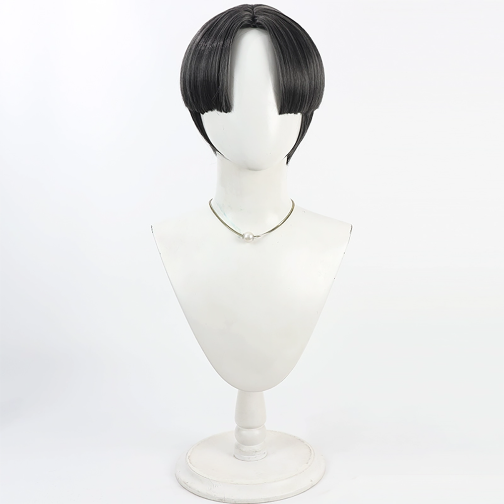 The Hundred Line -Last Defense Academy-Maruko Gaku Black Cosplay Wig