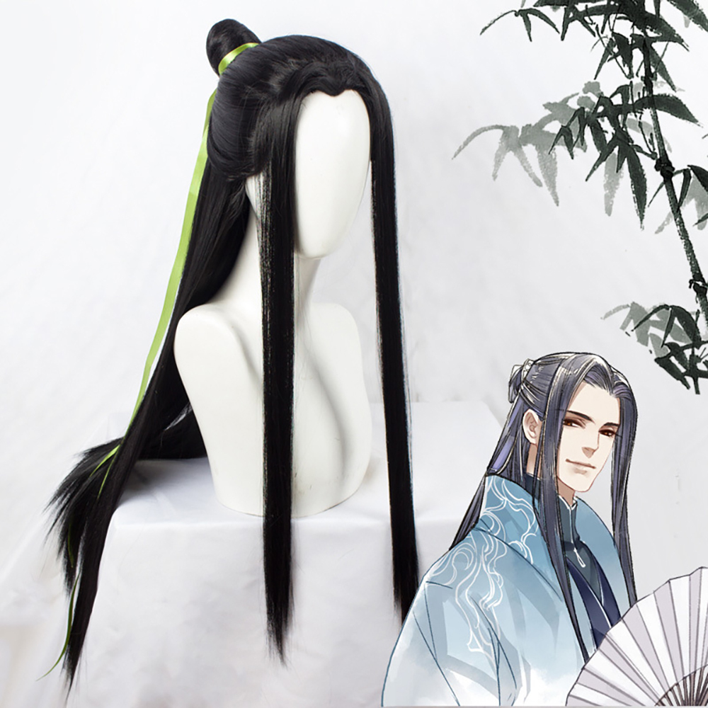 The Scum Villain's Self-Saving System Scumbag System Shen Qingqiu Luo Binghe Black Cosplay Wig