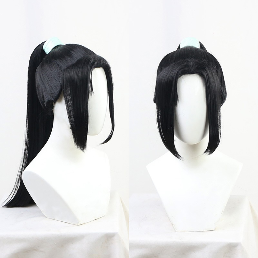 The Scum Villain's Self-Saving System Scumbag System Shen Qingqiu Luo Binghe Black Cosplay Wig