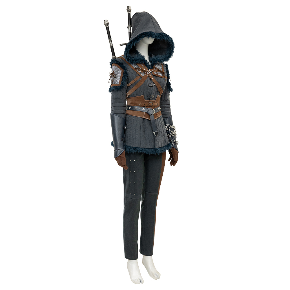 The Witcher 4 IV Cirilla Fiona Elen Riannon Ciri Cosplay Costume