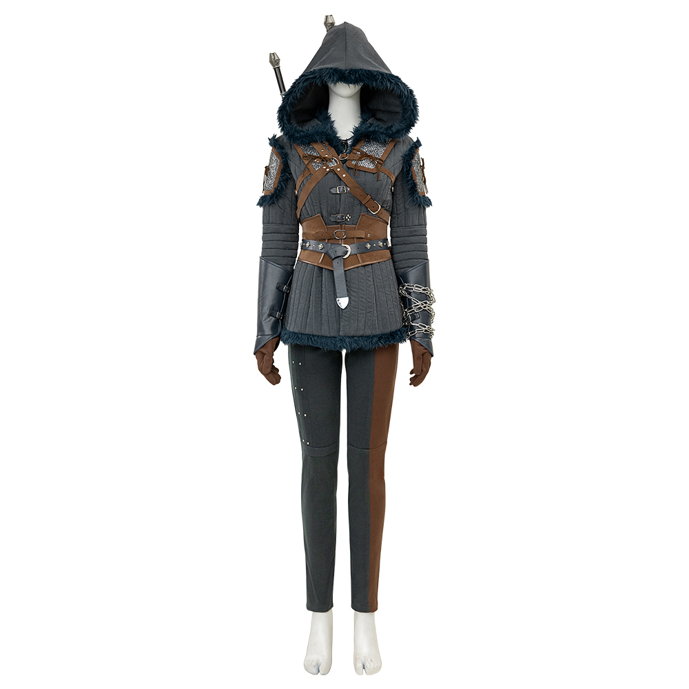 The Witcher 4 IV Cirilla Fiona Elen Riannon Ciri Cosplay Costume
