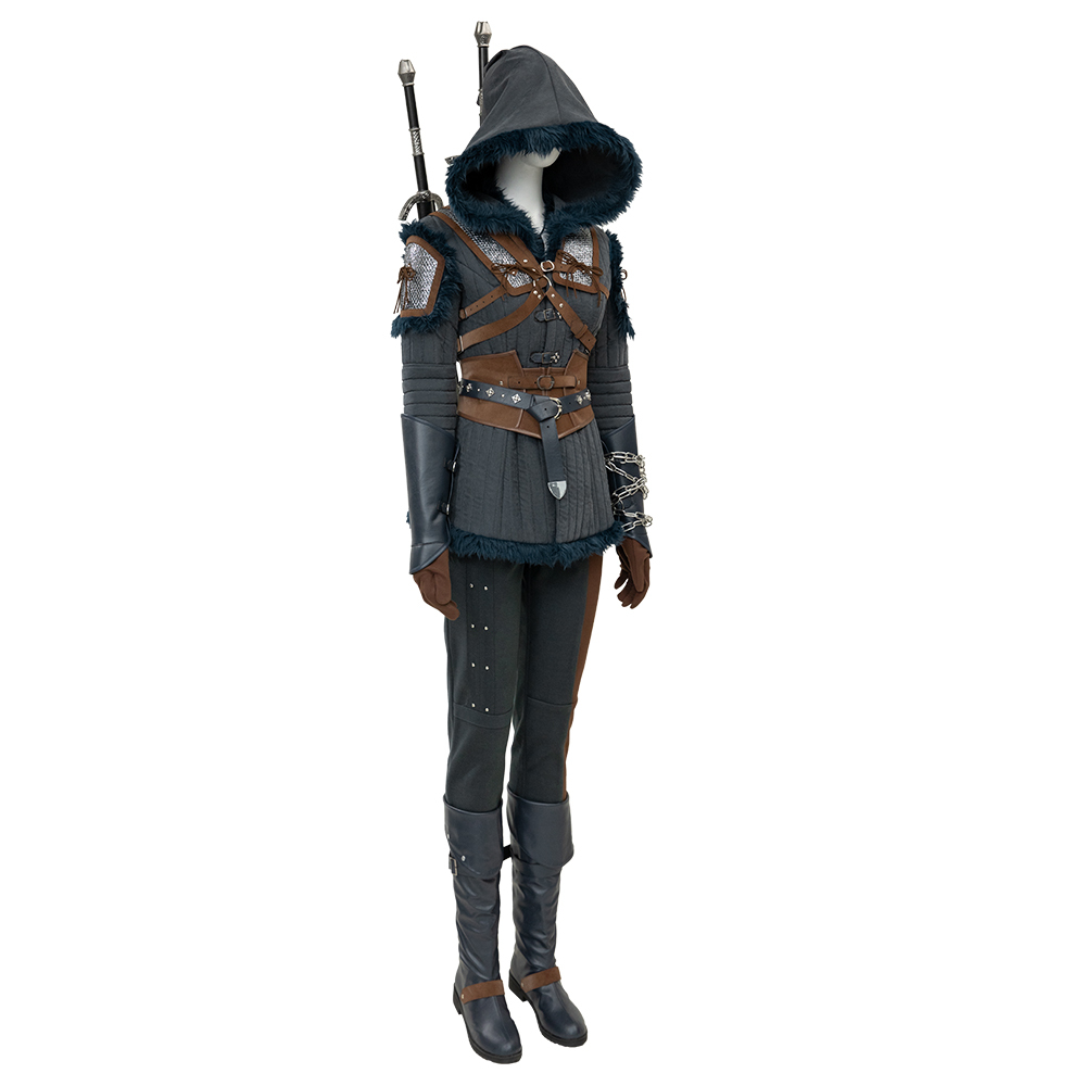 The Witcher 4 IV Cirilla Fiona Elen Riannon Ciri Cosplay Costume