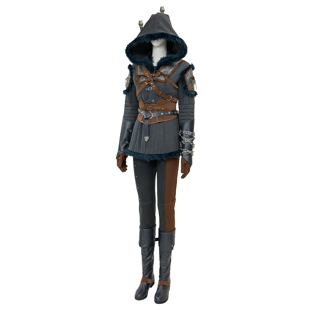 The Witcher 4 IV Cirilla Fiona Elen Riannon Ciri Cosplay Costume