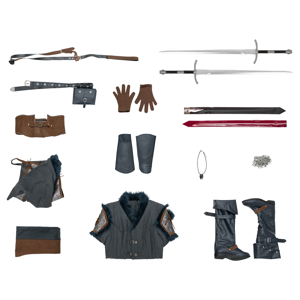 The Witcher 4 IV Cirilla Fiona Elen Riannon Ciri Cosplay Costume
