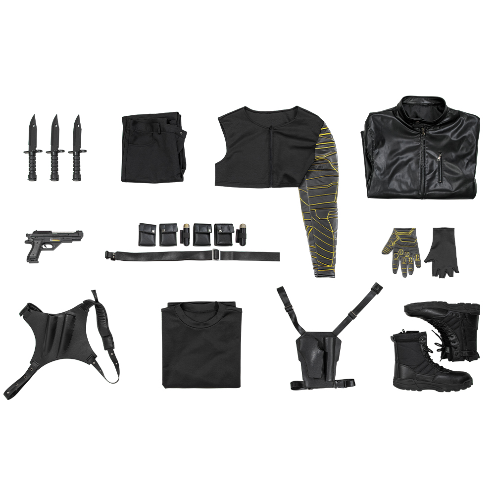 Thunderbolts Bucky Barnes Winter Soldier Cosplay Costume