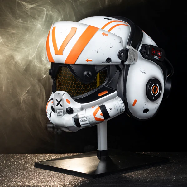 Titanfall 2 Viper Pilot Damage Helmet Cosplay Props Resin Replicas Props 