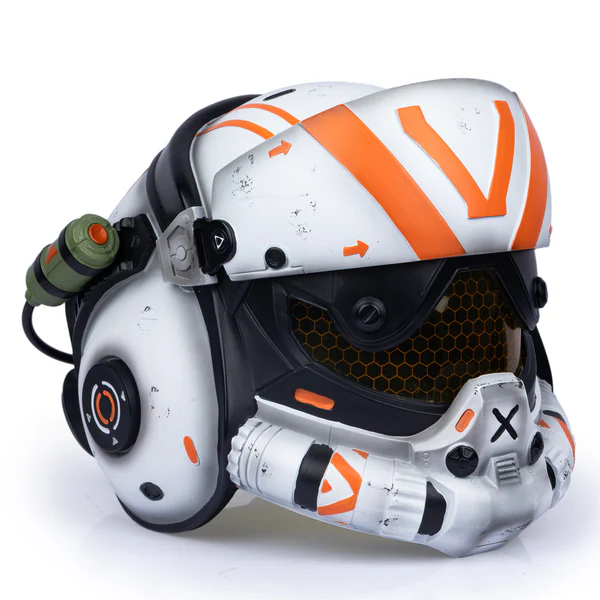 Titanfall 2 Viper Pilot Damage Helmet Cosplay Props Resin Replicas Props 
