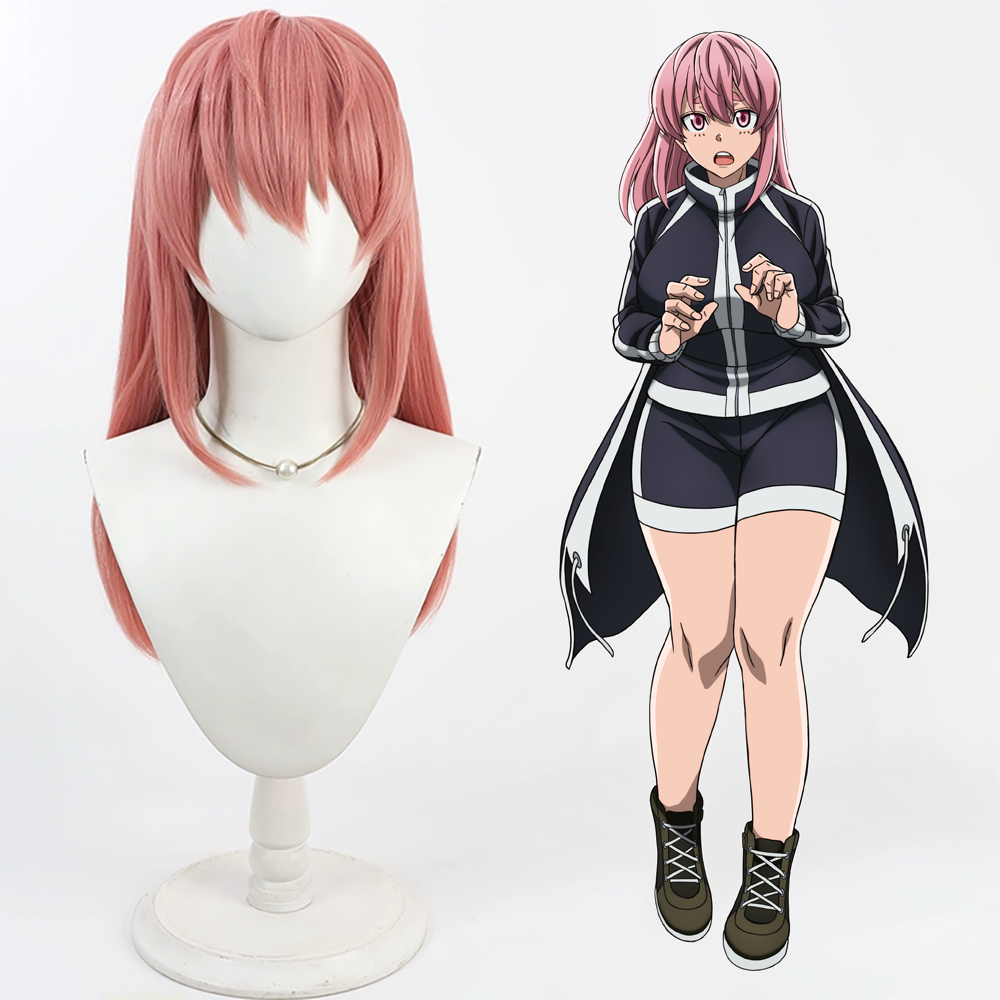 Tougen Anki Homare Byobugaura Pink Cosplay Wig