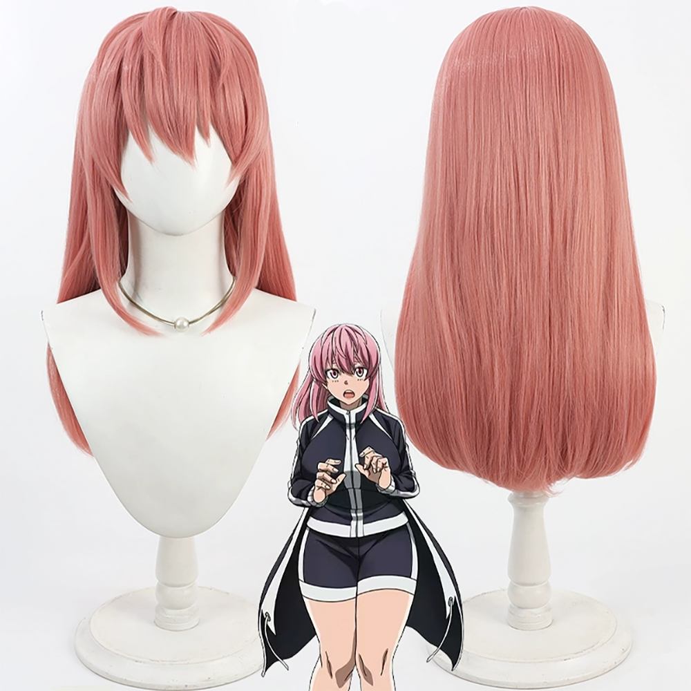 Tougen Anki Homare Byobugaura Pink Cosplay Wig