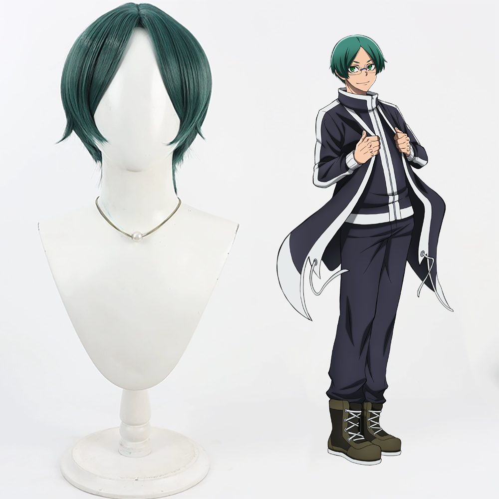 Tougen Anki Juji Yusurube Green Cosplay Wig