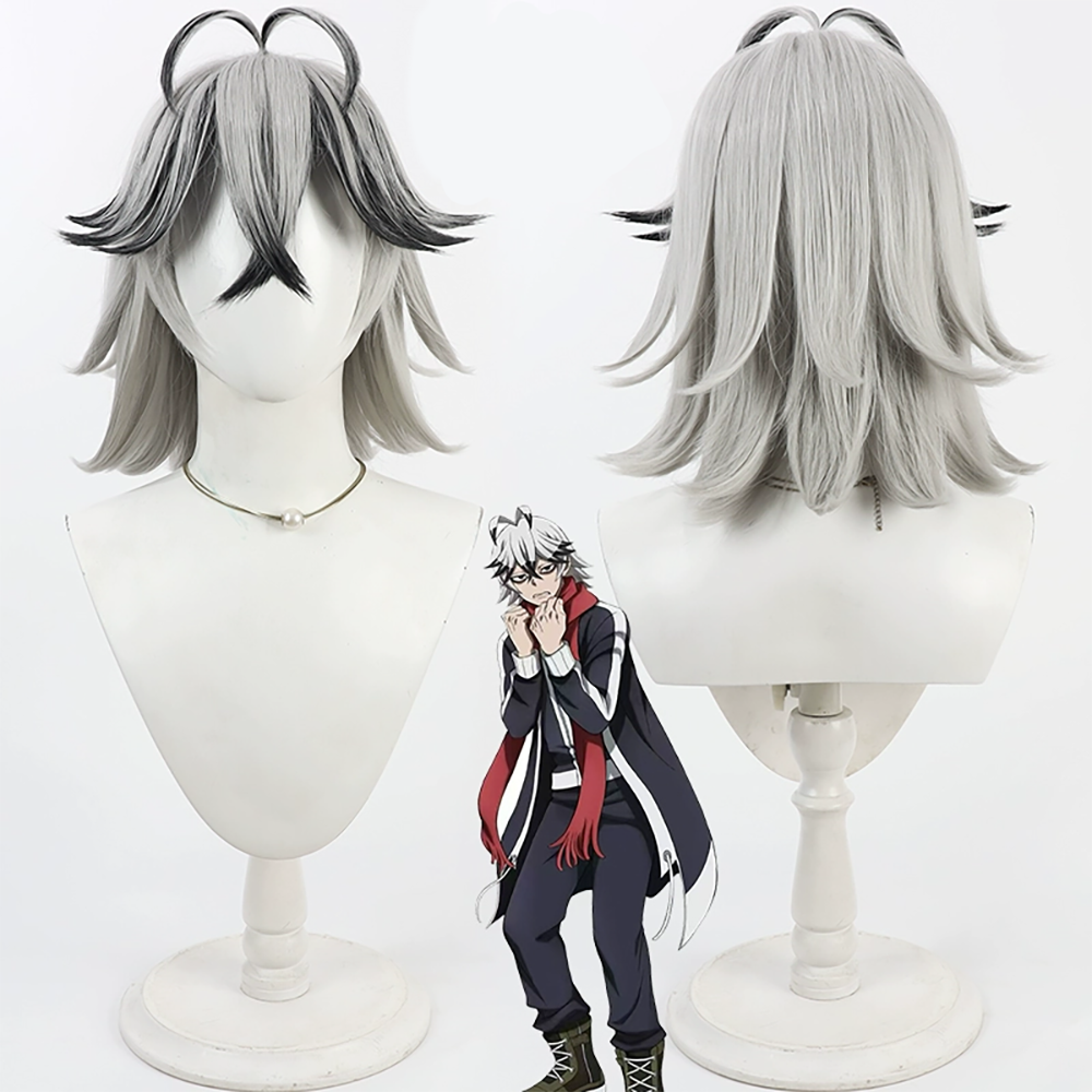 Tougen Anki Rokuro Kiriyama Silver Cosplay Wig