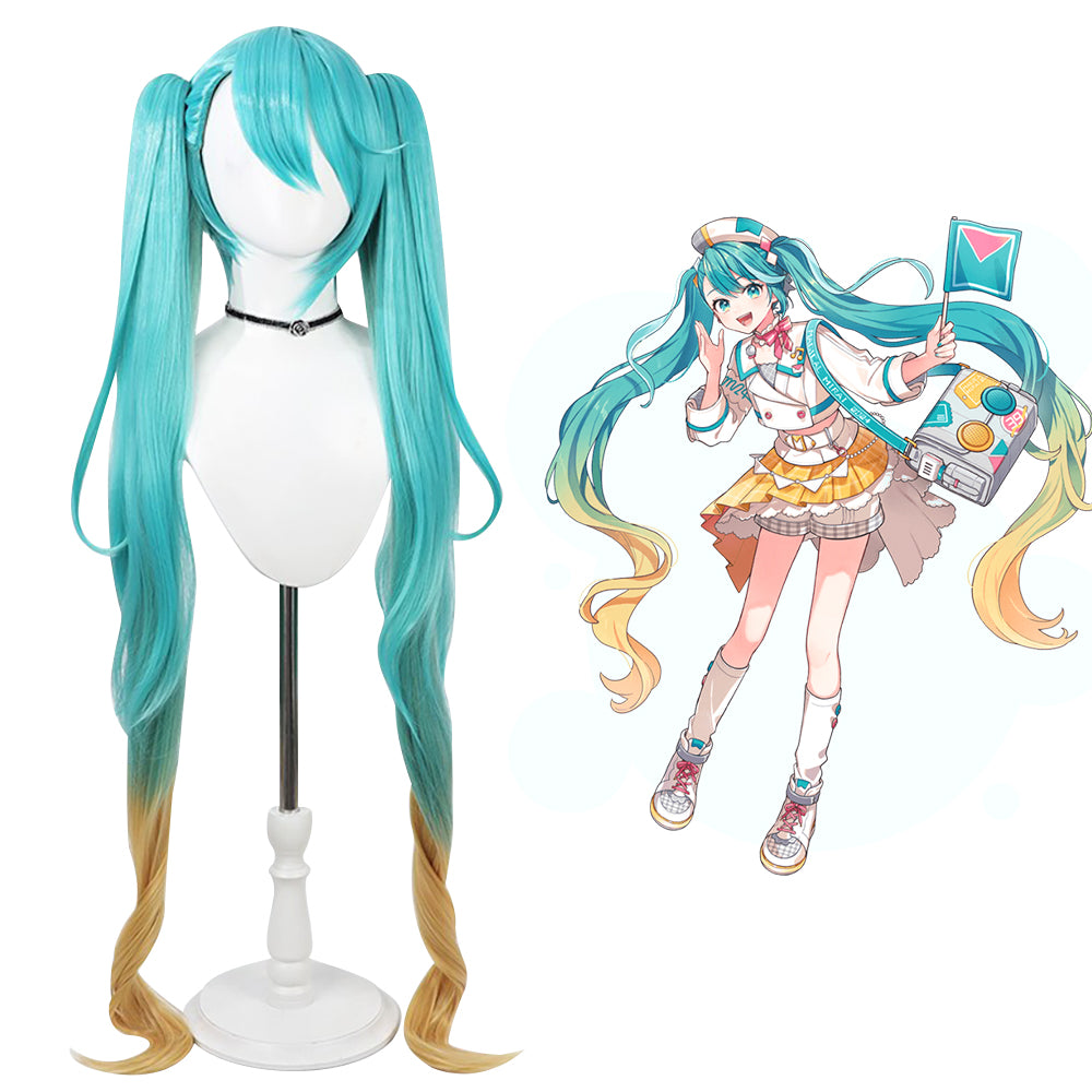 VOCALOID Hatsune Miku Magical Mirai 2024 Green Cosplay Wig