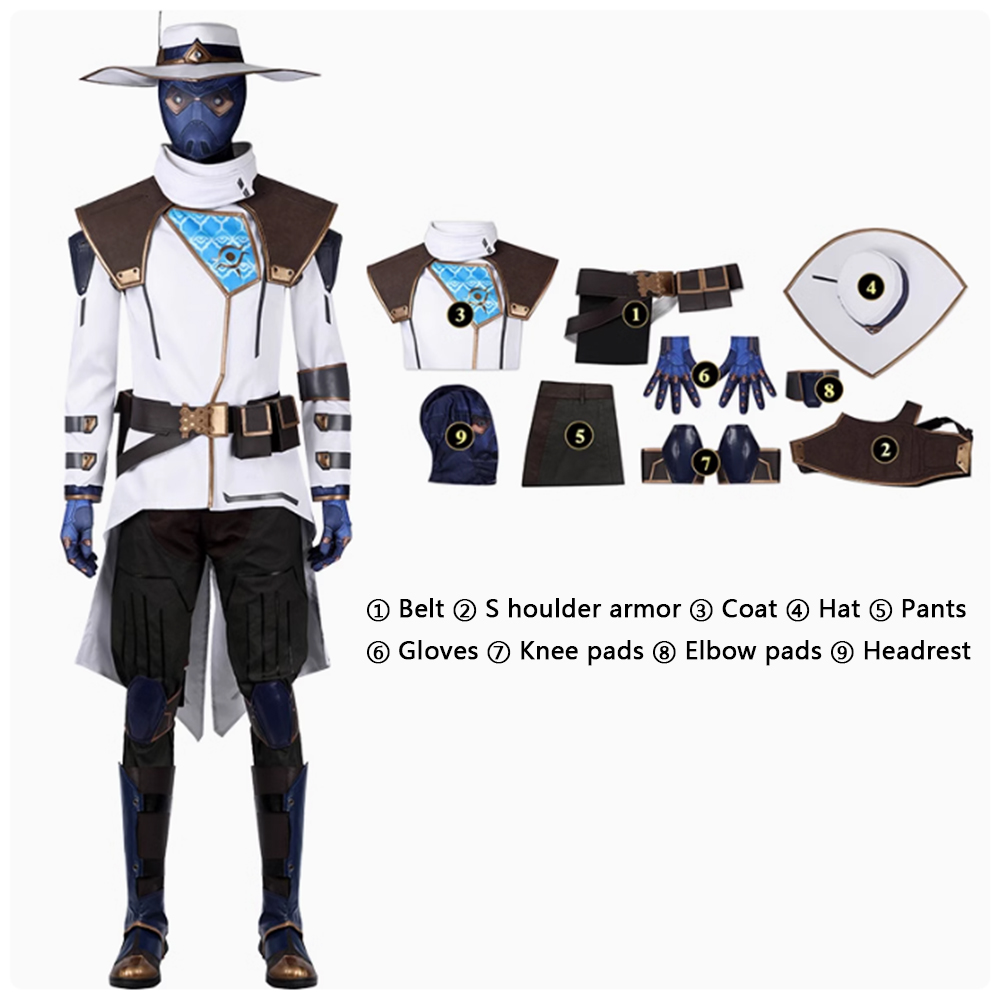 Valorant Cypher Cosplay Costume