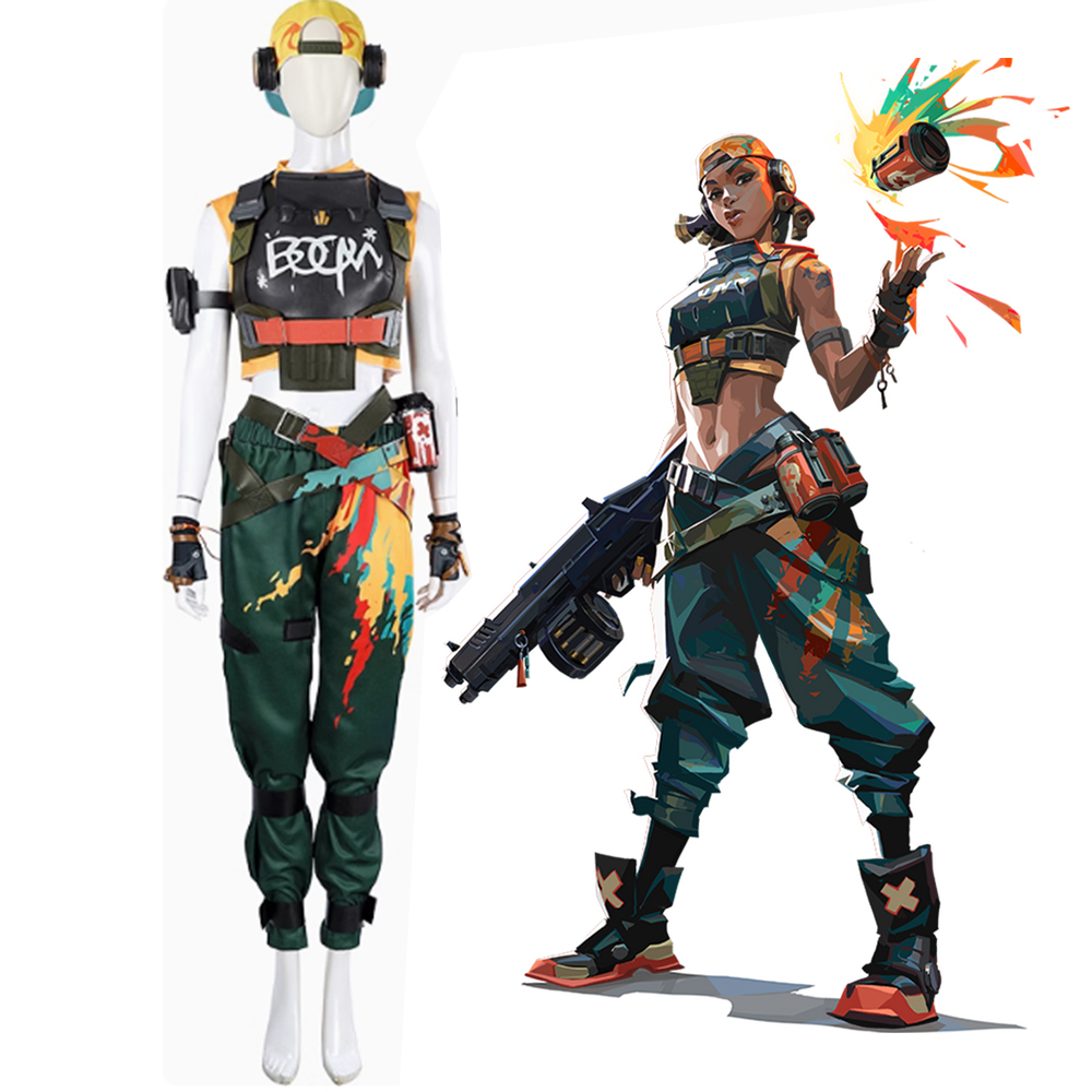 Valorant Raze Cosplay Costume