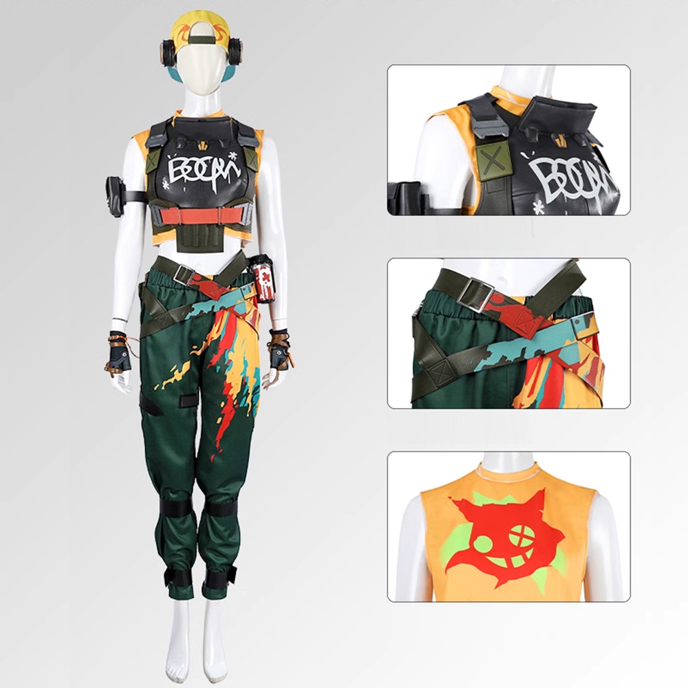 Valorant Raze Cosplay Costume