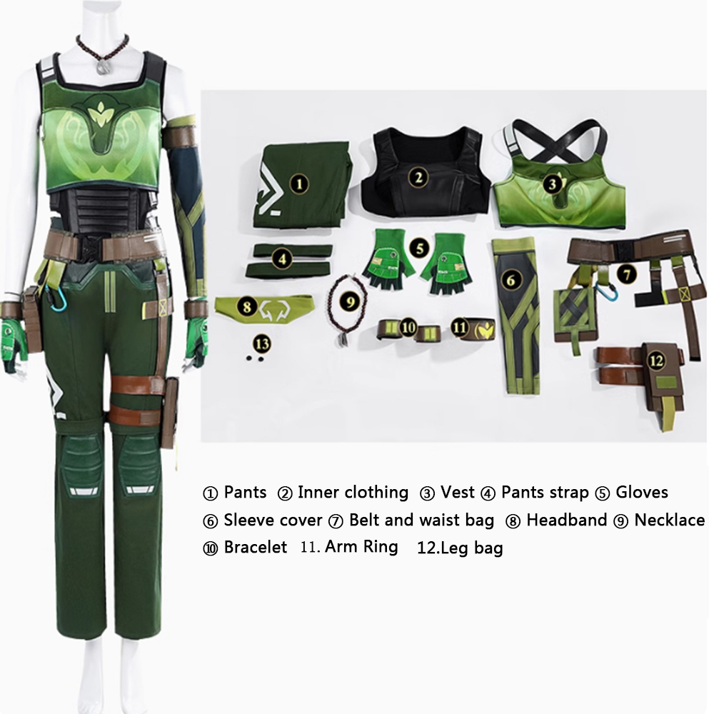 Valorant Skye Cosplay Costume