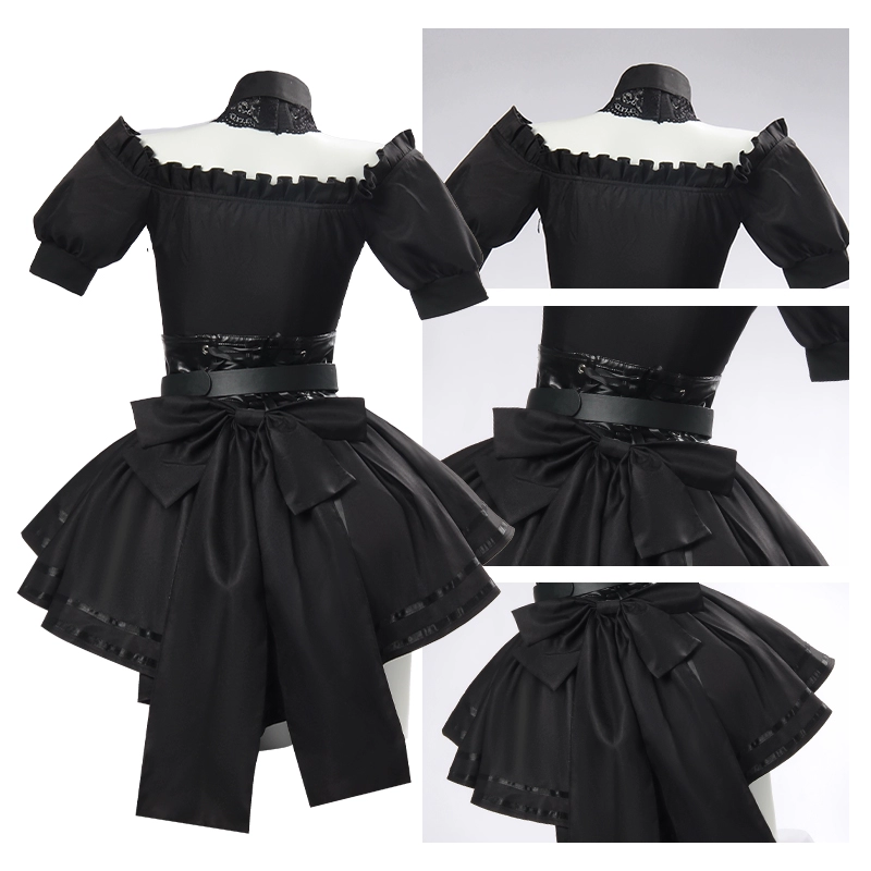 Virtual Grok AI Ani Cosplay Costume Wig