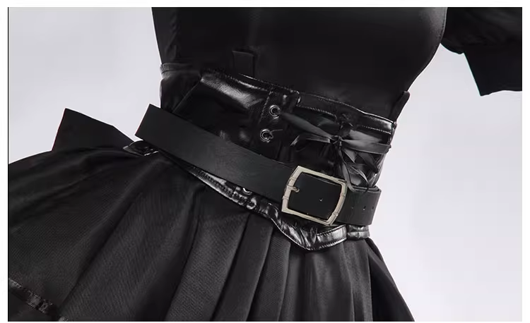 Virtual Grok AI Ani Cosplay Costume Wig