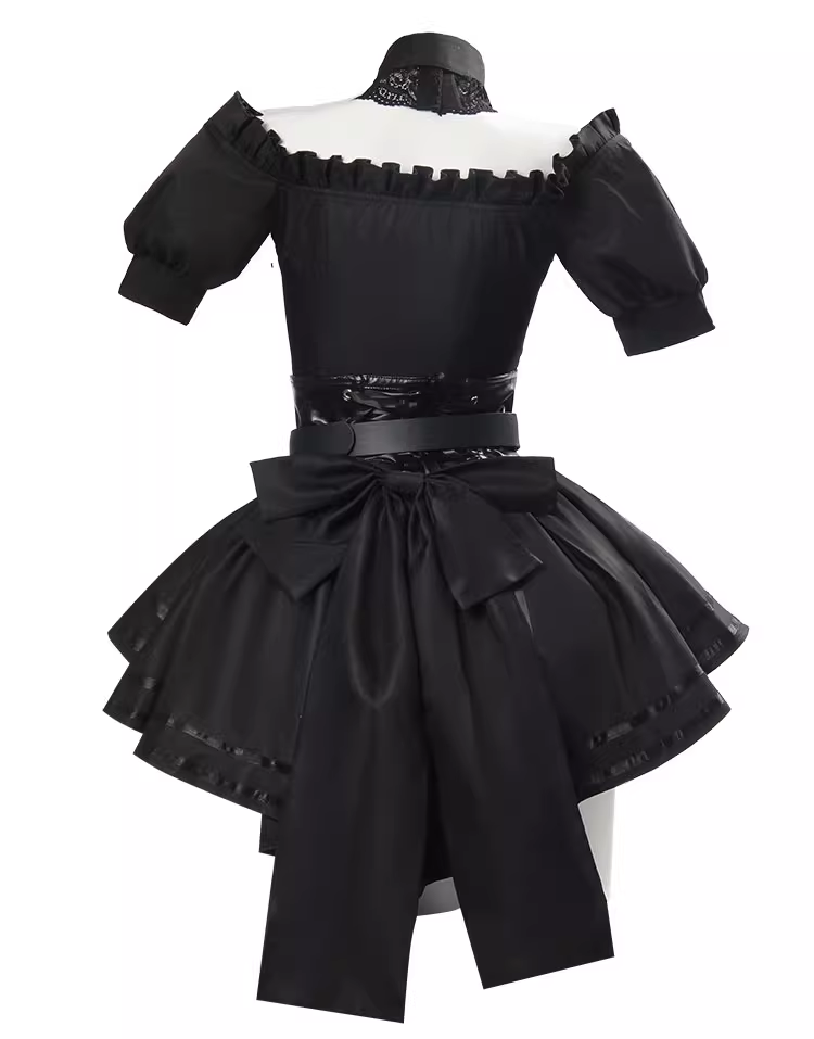 Virtual Grok AI Ani Cosplay Costume Wig