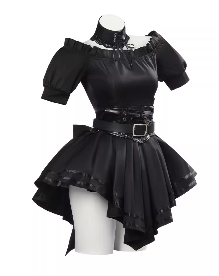 Virtual Grok AI Ani Cosplay Costume Wig