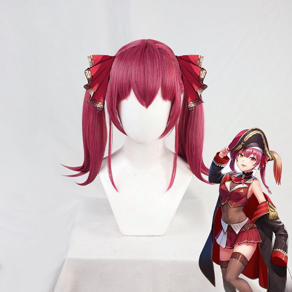 Virtual YouTuber Hololive Houshou Marin Purple Cosplay Wig