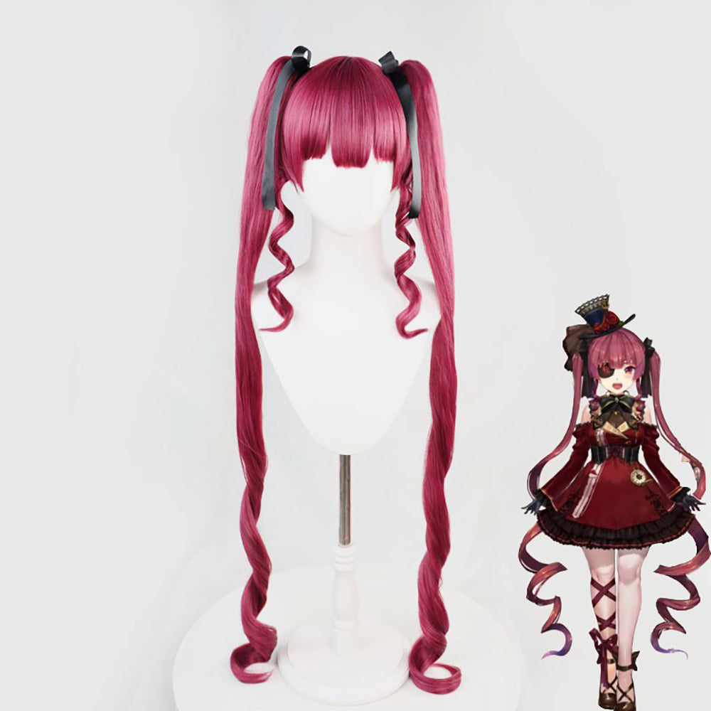 Virtual YouTuber Hololive Houshou Marin Purple Cosplay Wig