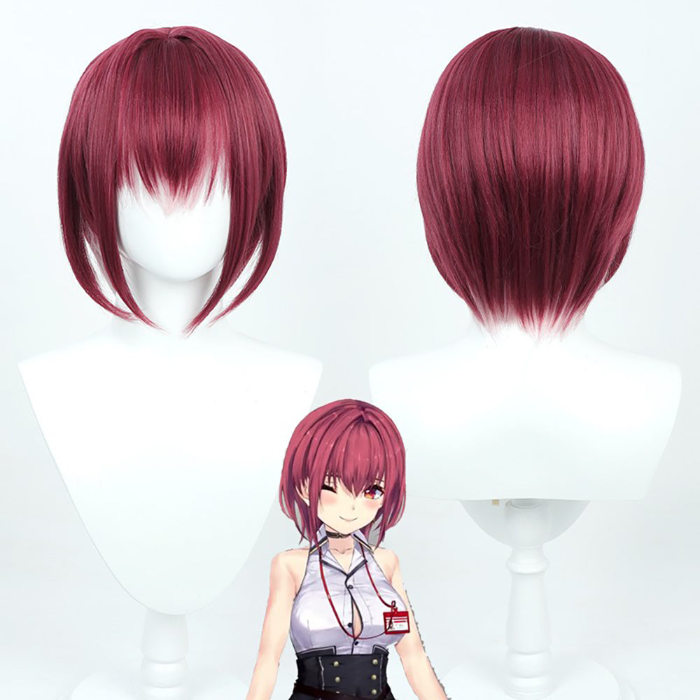 Virtual YouTuber Hololive Houshou Marin Purple Cosplay Wig
