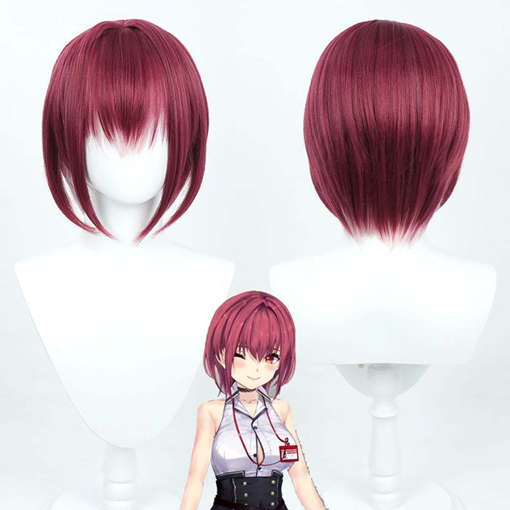 Virtual YouTuber Hololive Houshou Marin Purple Cosplay Wig