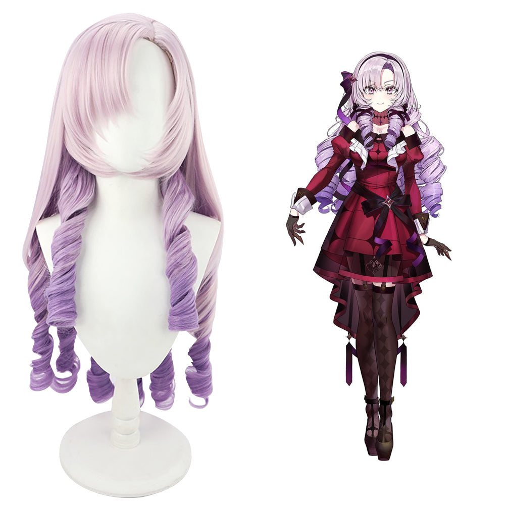 Virtual YouTuber NIJISANJI Hyakumantenbara Salome Purple Cosplay Wig-Cosplay Instrumentality Project