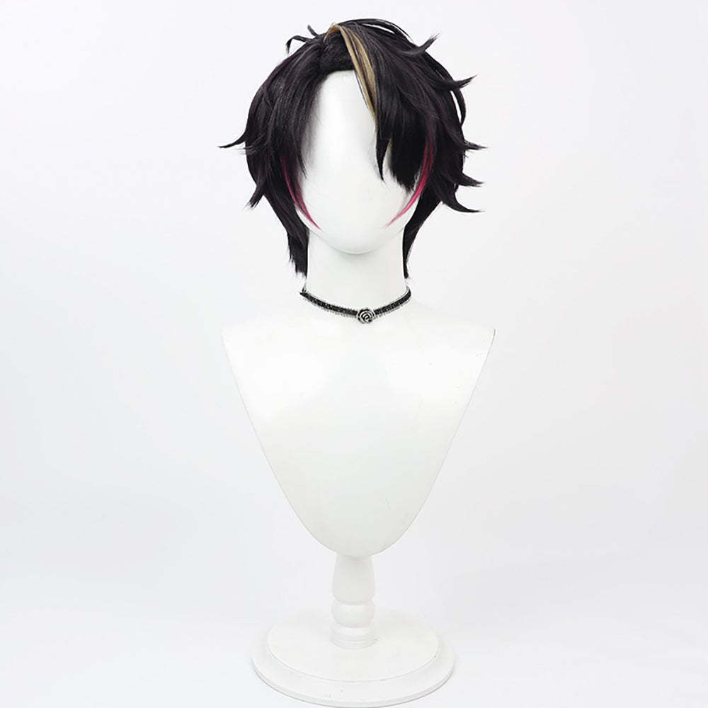 Virtual YouTuber NIJISANJI Shu Yamino Black Cosplay Wig-Cosplay Instrumentality Project