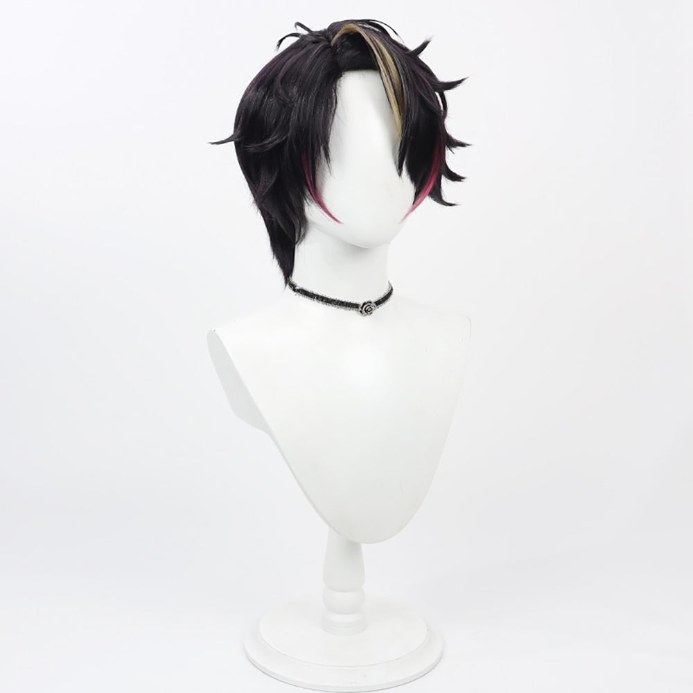 Virtual YouTuber NIJISANJI Shu Yamino Black Cosplay Wig-Cosplay Instrumentality Project