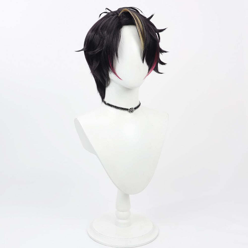 Virtual YouTuber NIJISANJI Shu Yamino Black Cosplay Wig-Cosplay Instrumentality Project