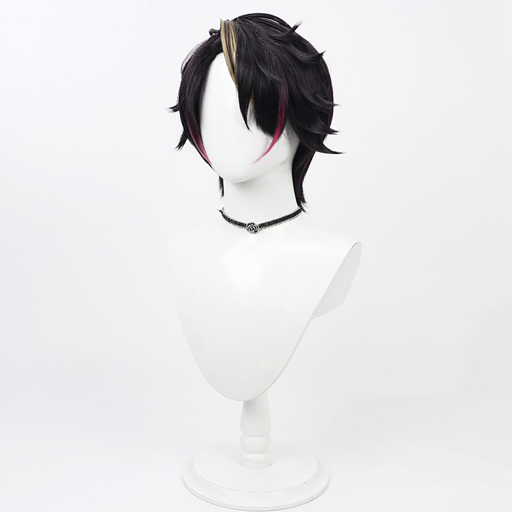 Virtual YouTuber NIJISANJI Shu Yamino Black Cosplay Wig-Cosplay Instrumentality Project